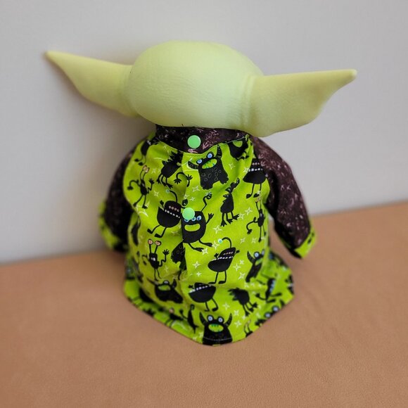 Halloween Monsters 2pc. Outfit & Scarf set for 11" Mattel Child Grogu Yoda dolls - Picture 5 of 5